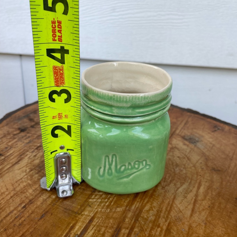Small Stoneware Mason Jar - Picture 7 of 7
